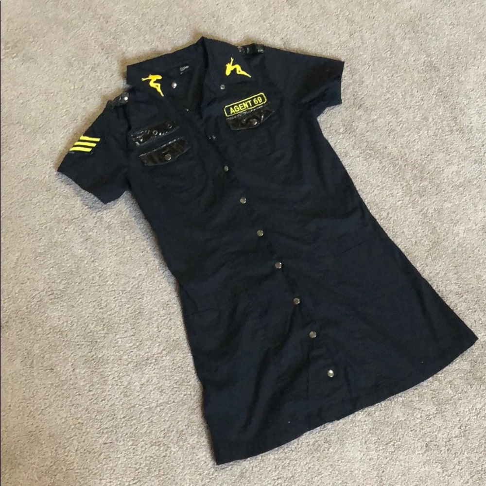 Agent Cop Costume Dress